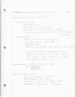 Week 4 Notes- Analytical Chemistry
