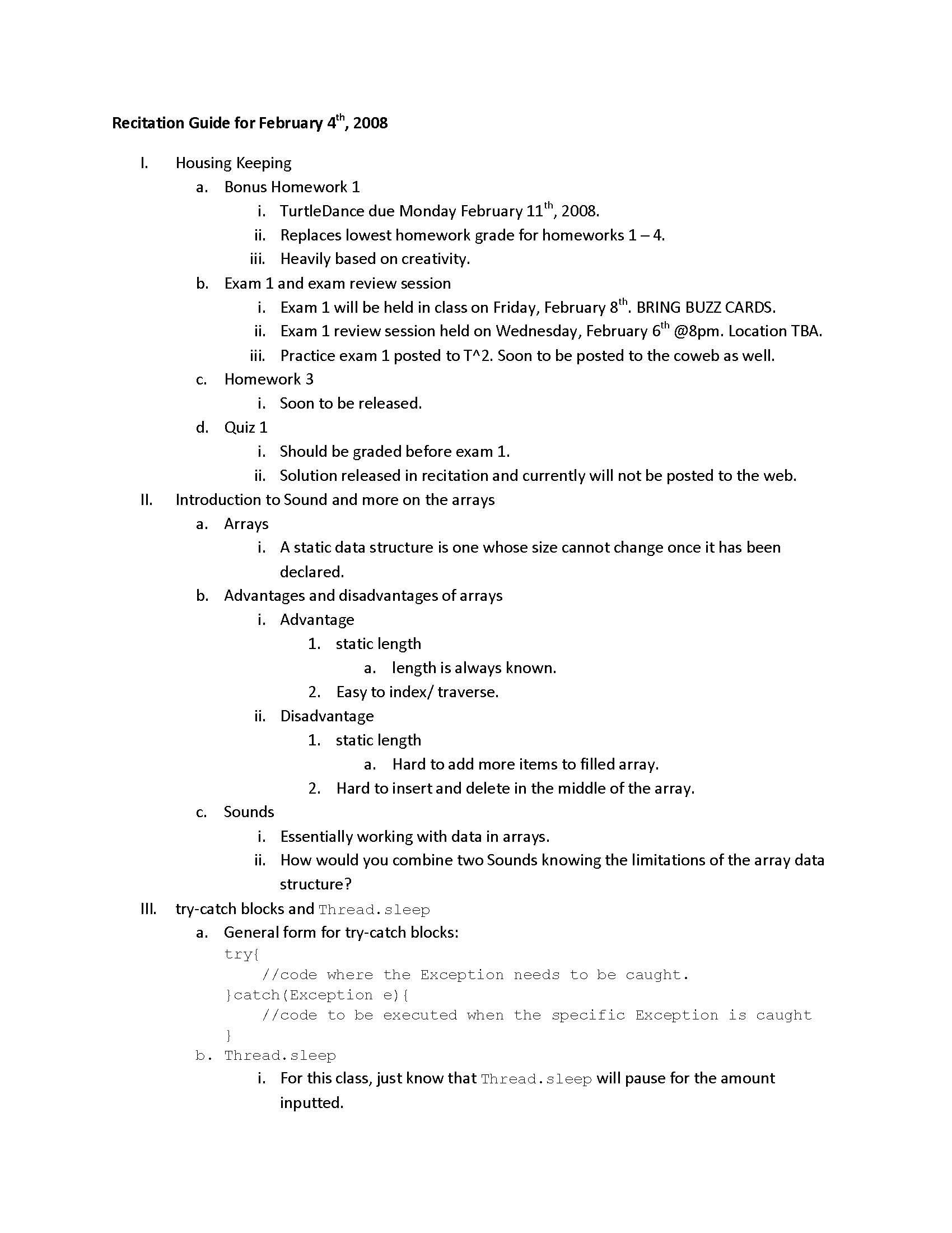 Rep Structure & Behavior