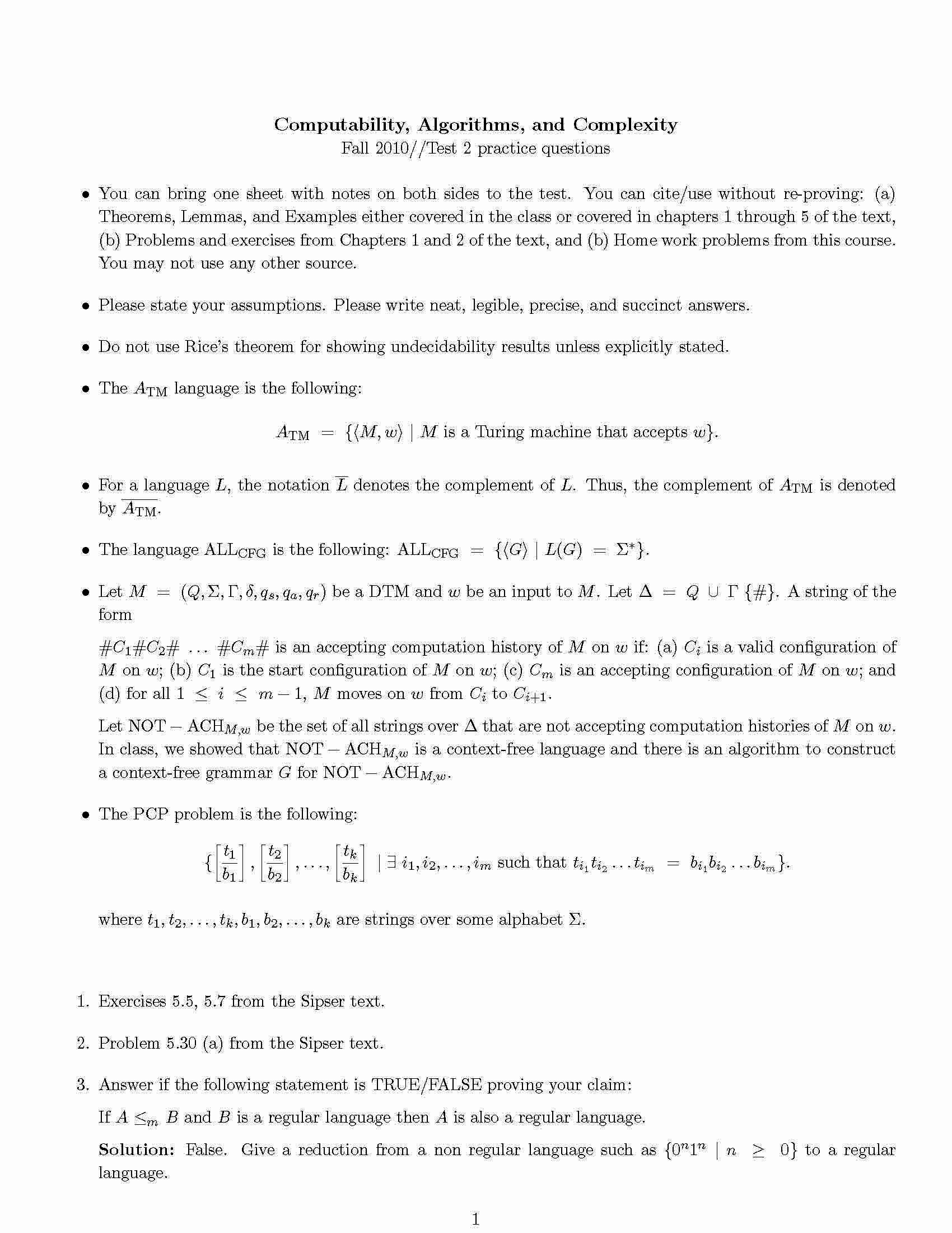 Computability&Algorithms