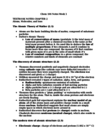 Week 3 Chemistry 126 notes 