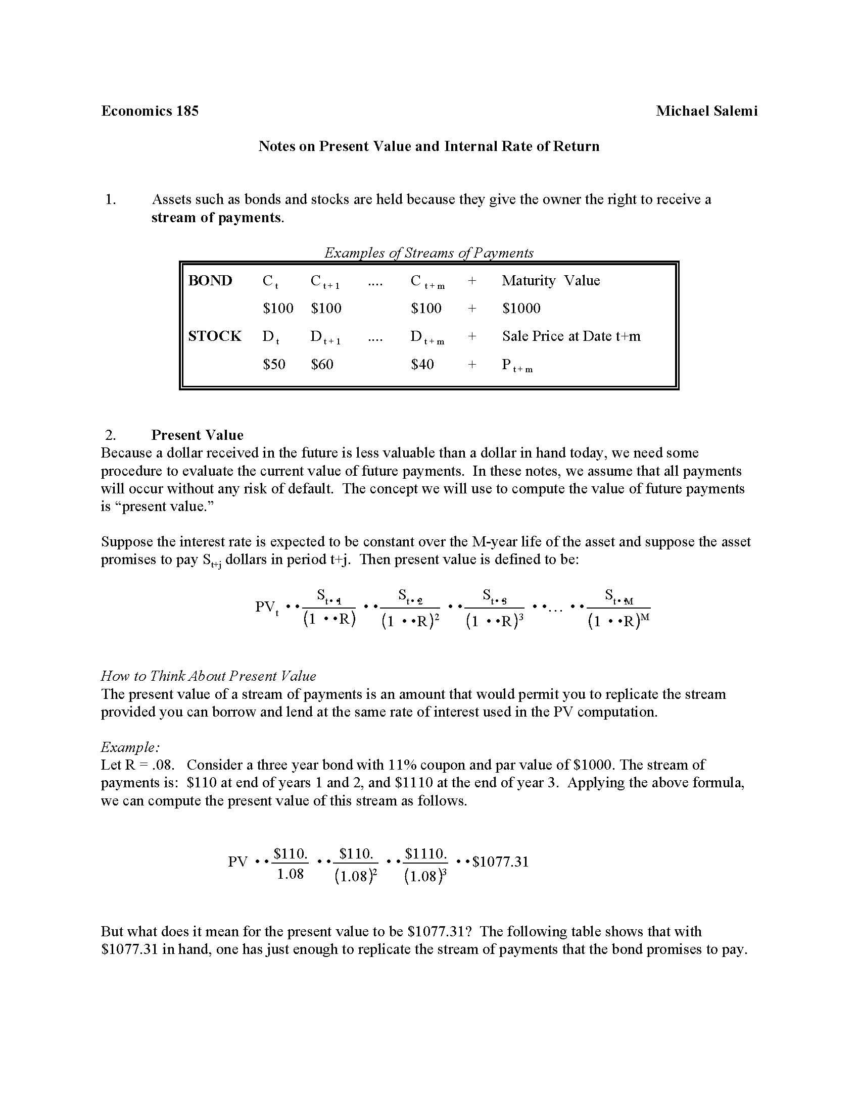 Financial Markets and Economic Fluctuations
