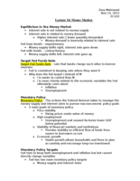 Macro (EC102)_ Money Market