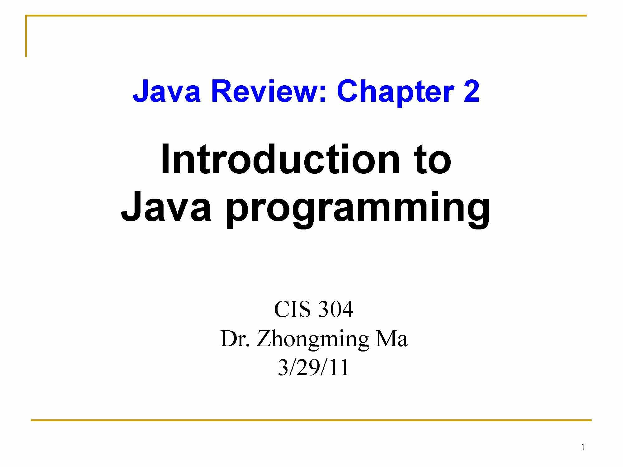 IntermediateJavaProgrammingforBusiness