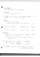 Week 1 - MATH 3333 Linear Algebra 