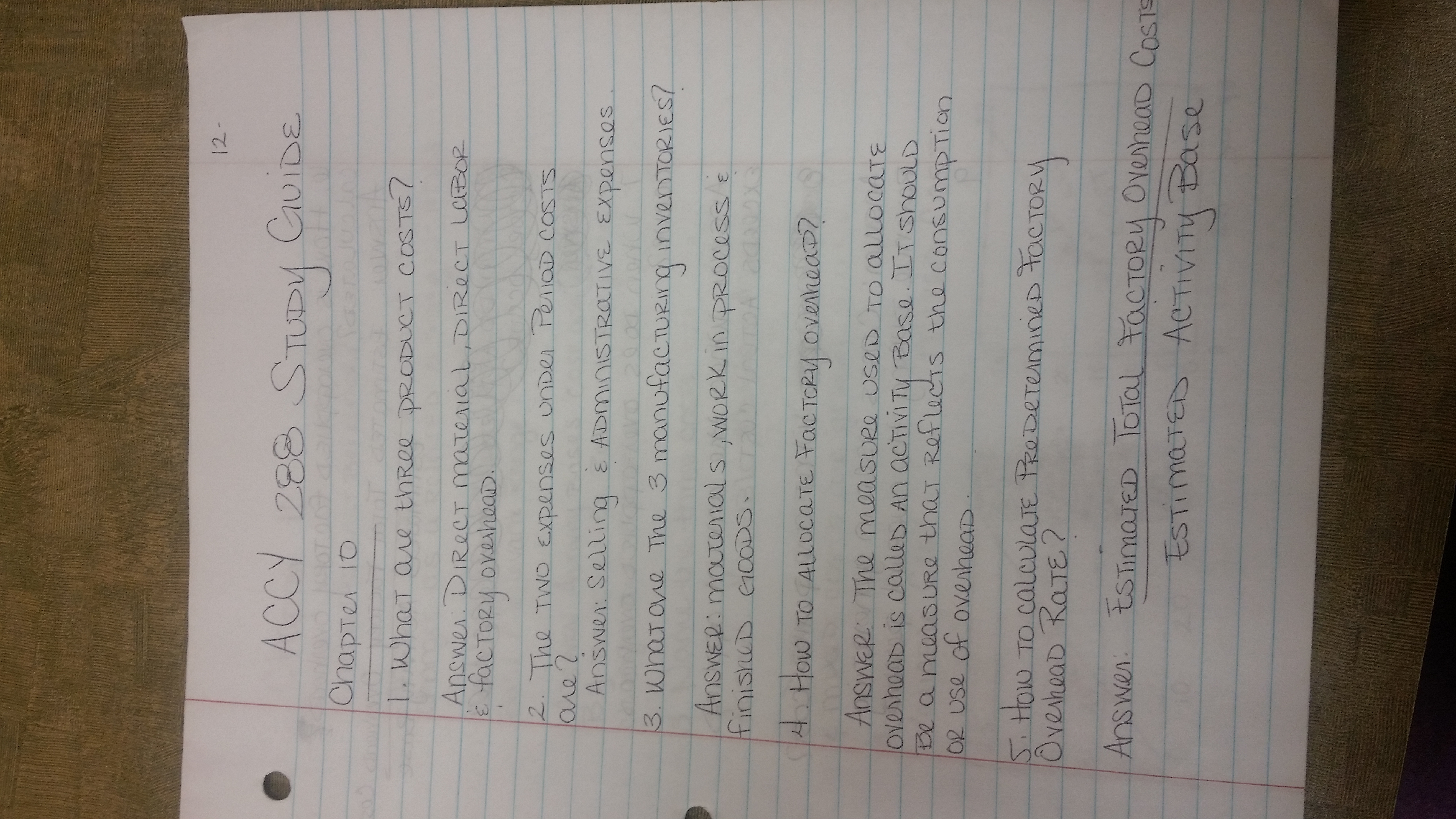 Final Exam Study Guide