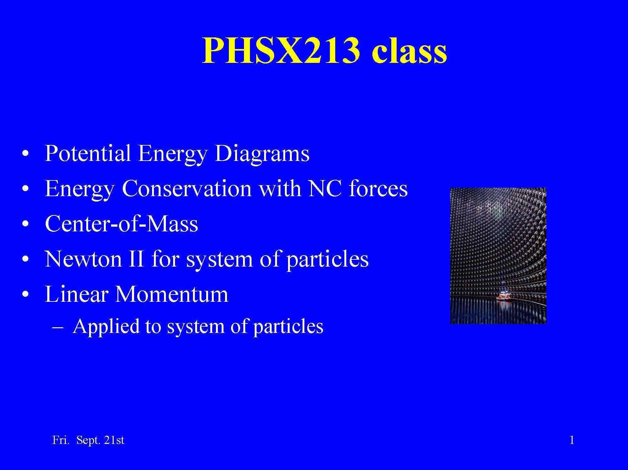 General Physics I Honors