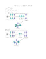 CHE140 Lecture Notes 10.26 - 10.30
