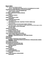 Week 2 Personality Notes