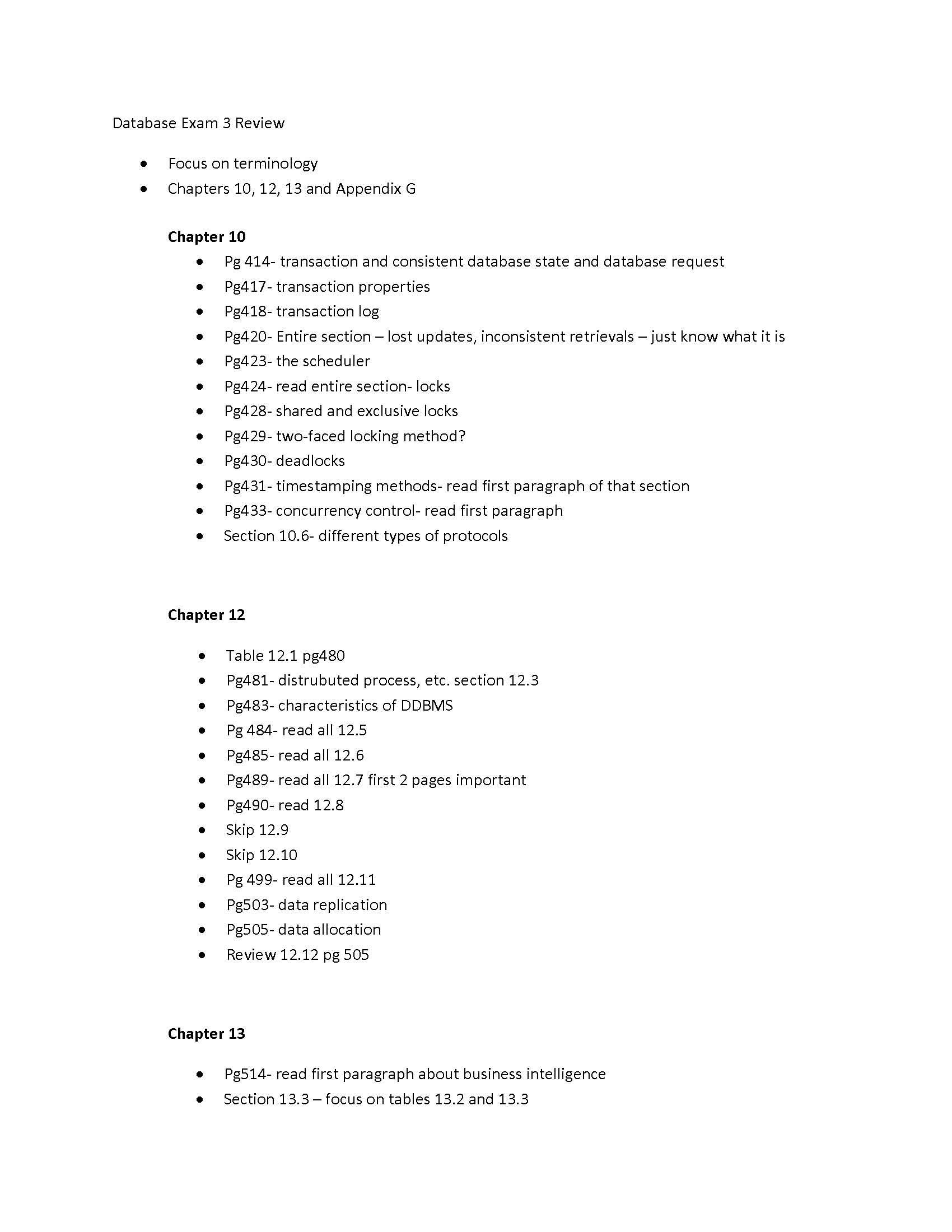 Database Fundamentals