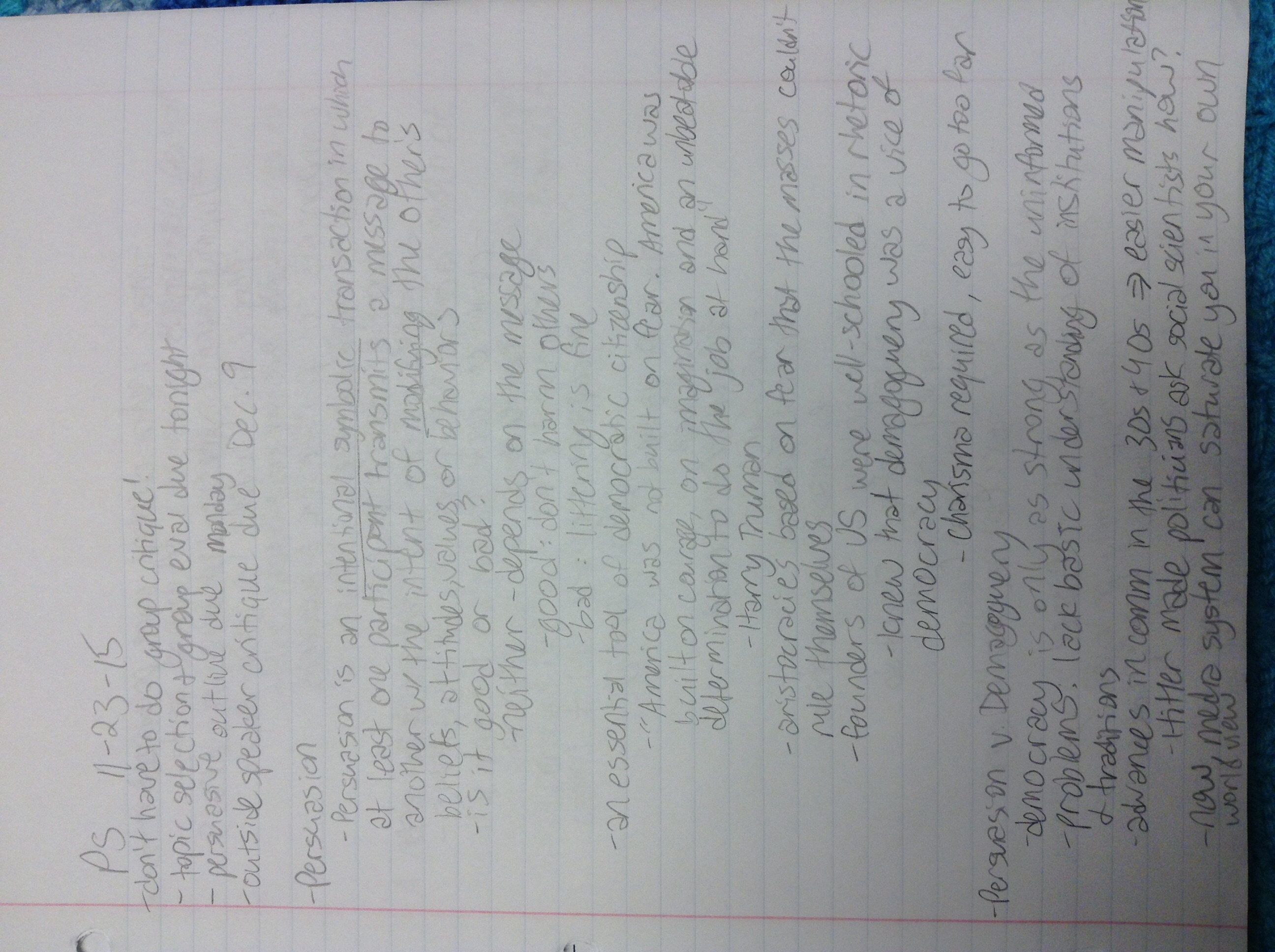 11-23 Public Speaking