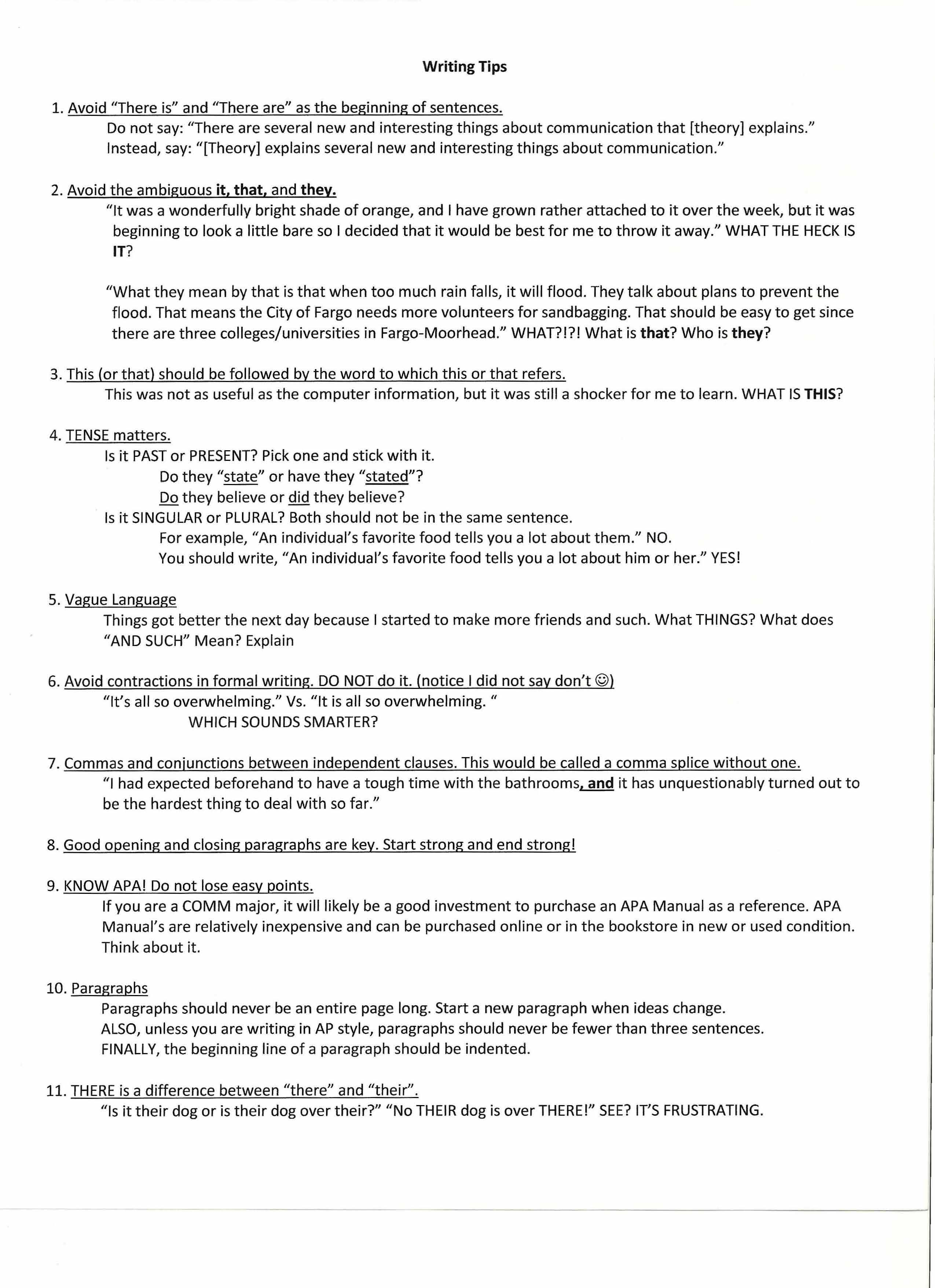 Fundamentals of Public Speaking