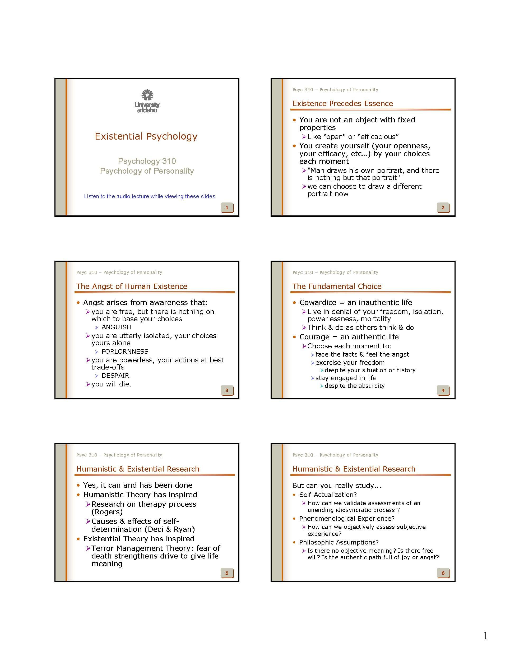 Psychology of Personality