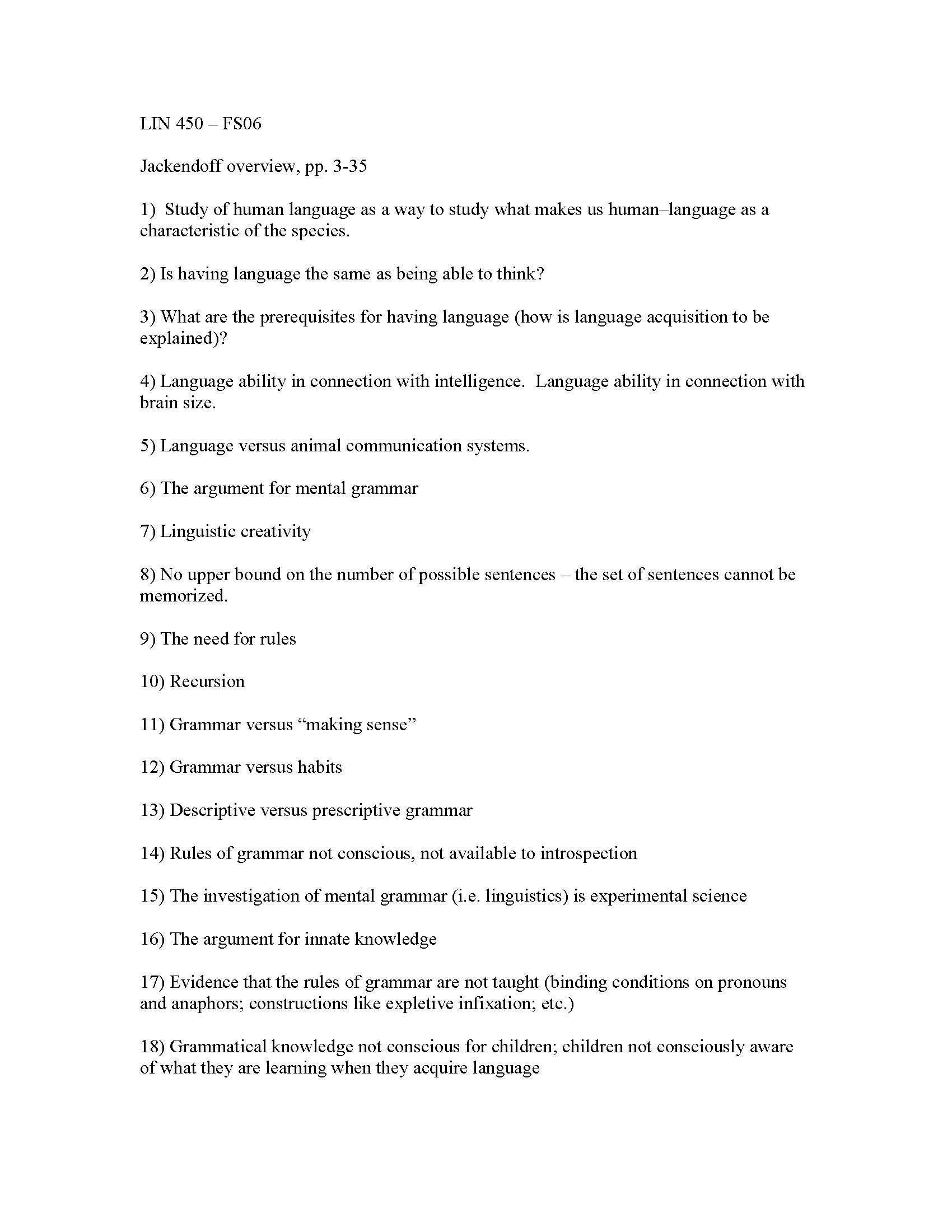 Child Language Acquisition