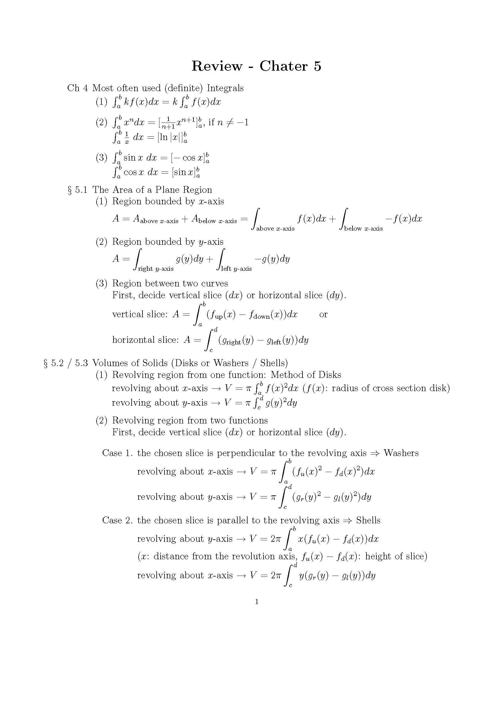 CALCULUS II