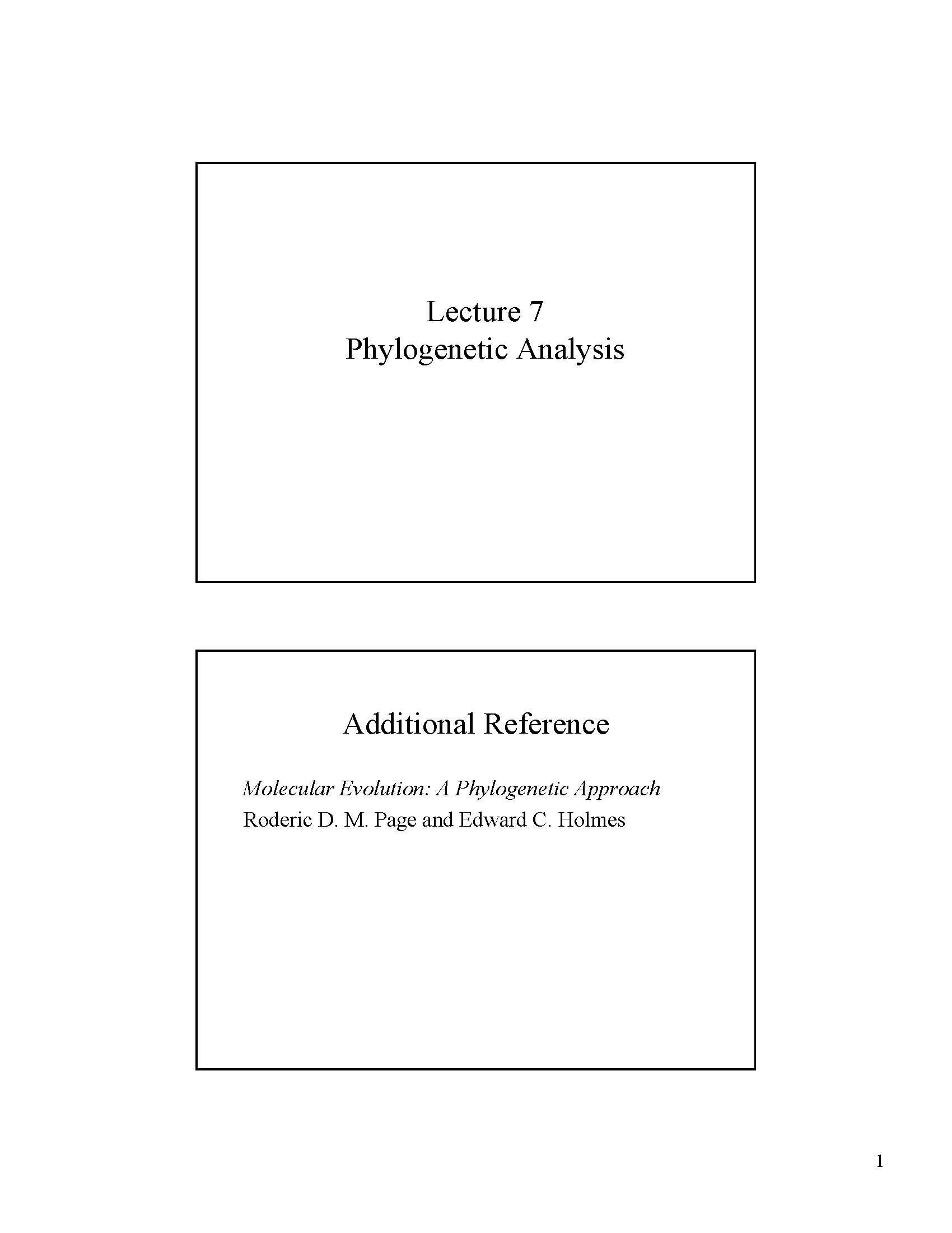 Bioinformatics Methods