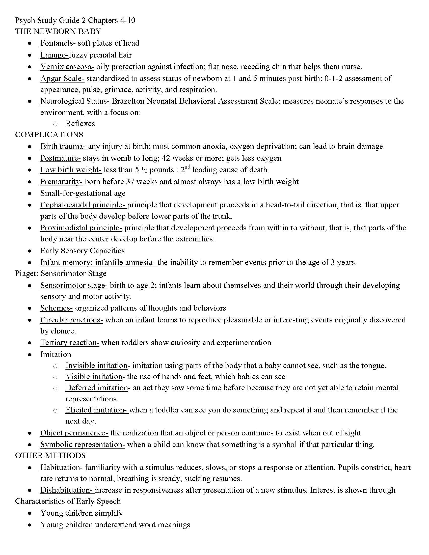 Intro to Human Development