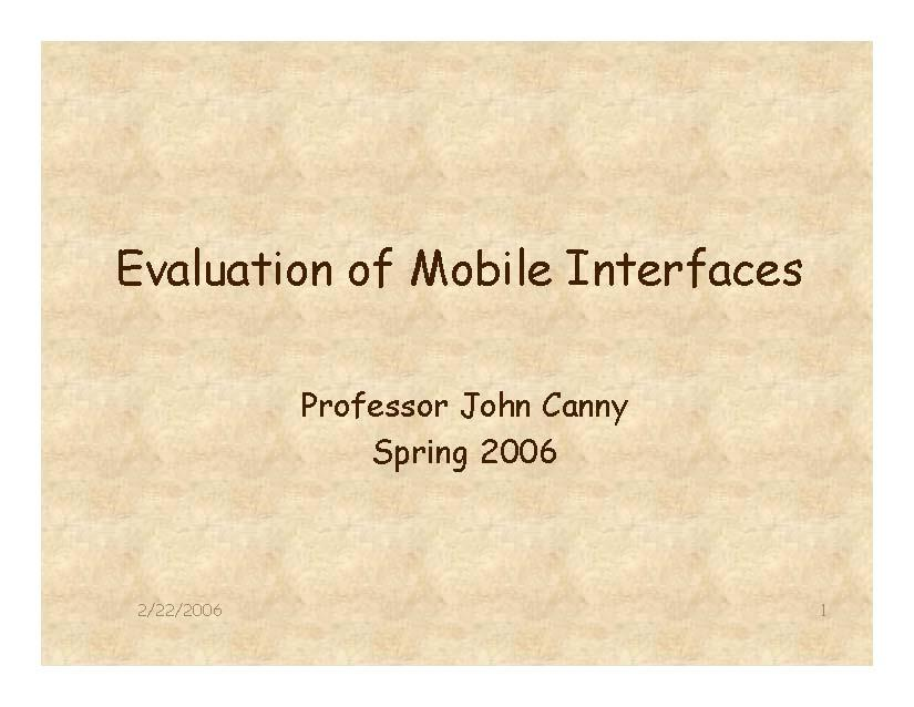 User Interface Design and Development