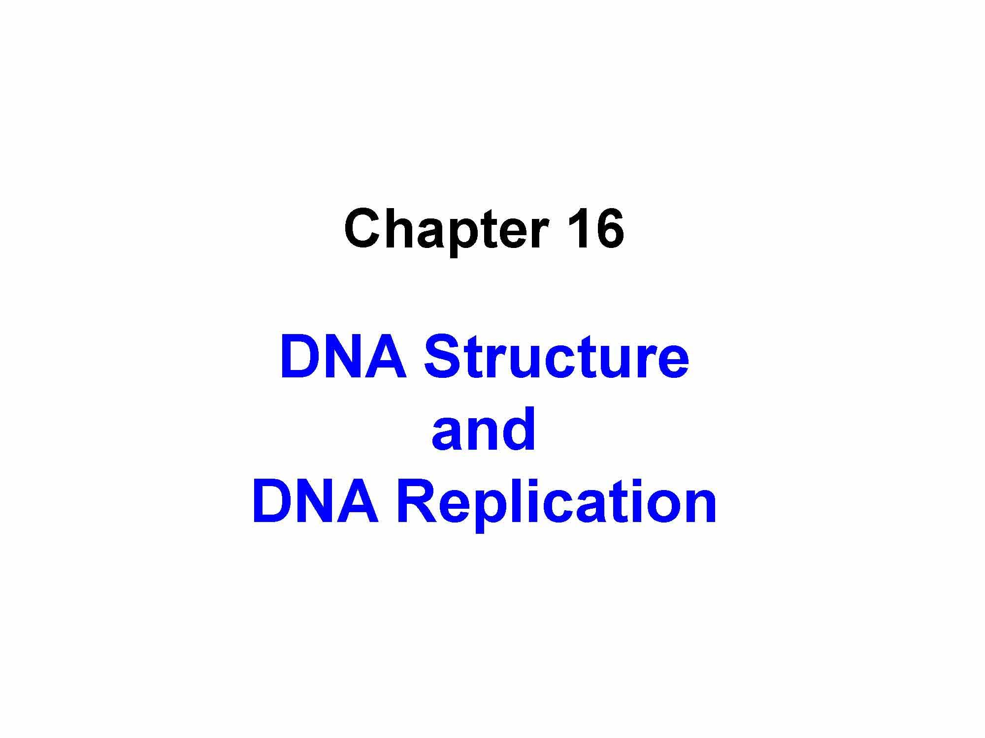 Bio I