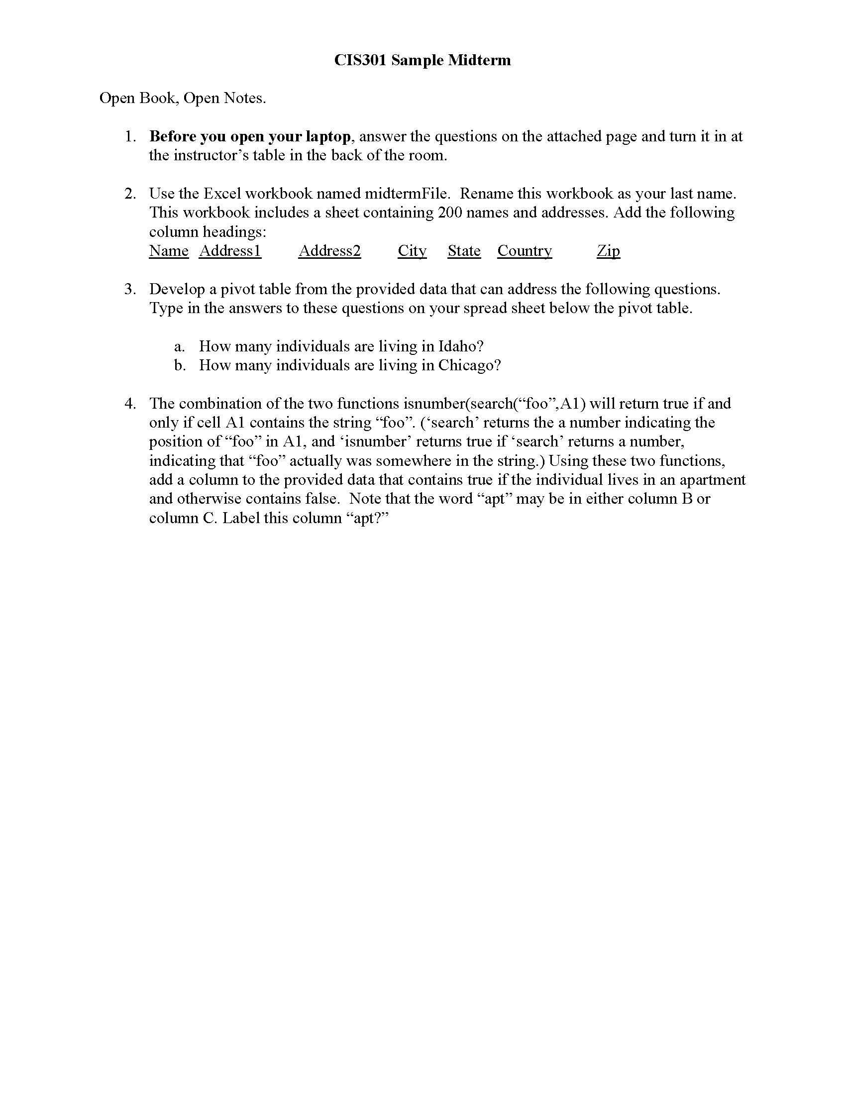 INFO SYSTEMS PROBLEM SOLVING