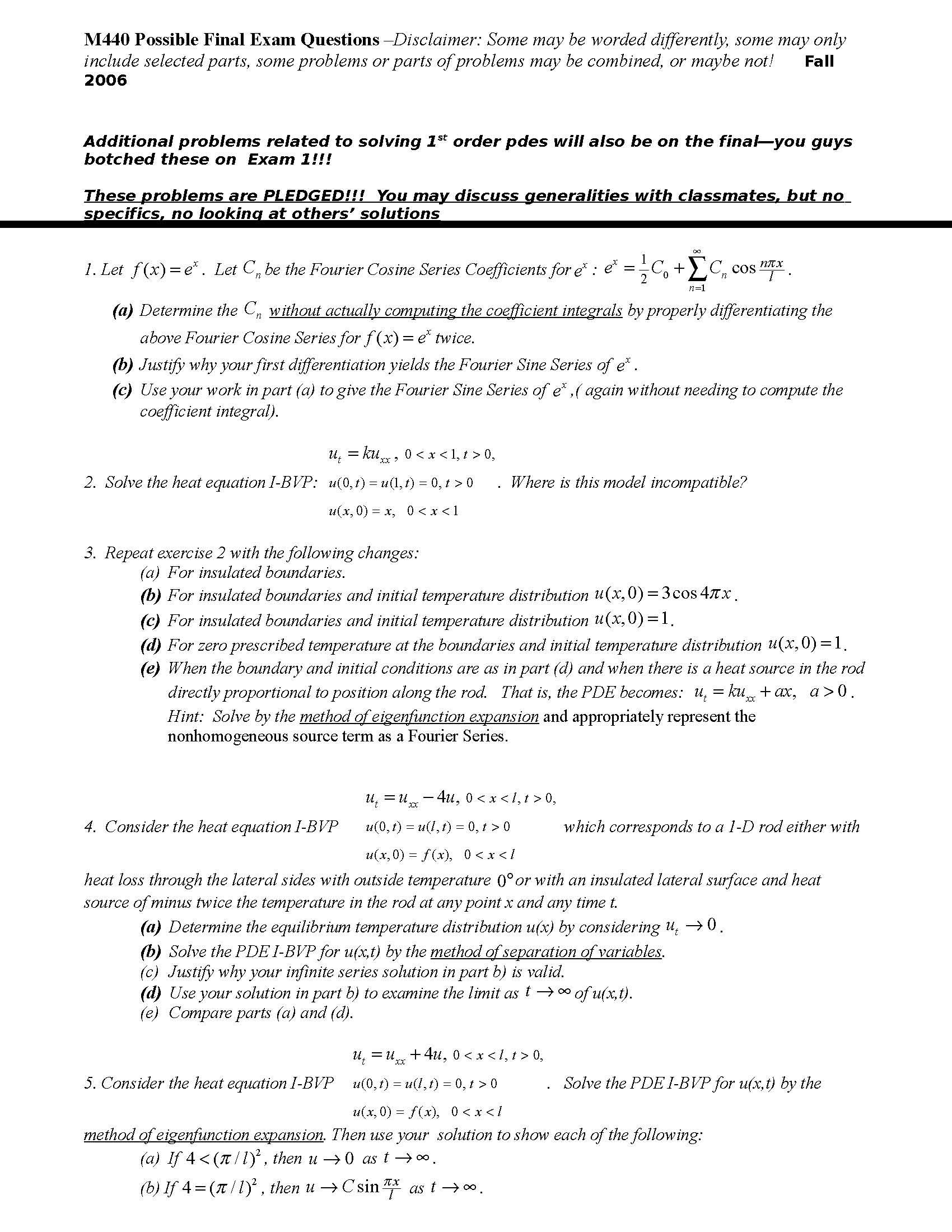 FOURIER ANA & PAR DIF EQ