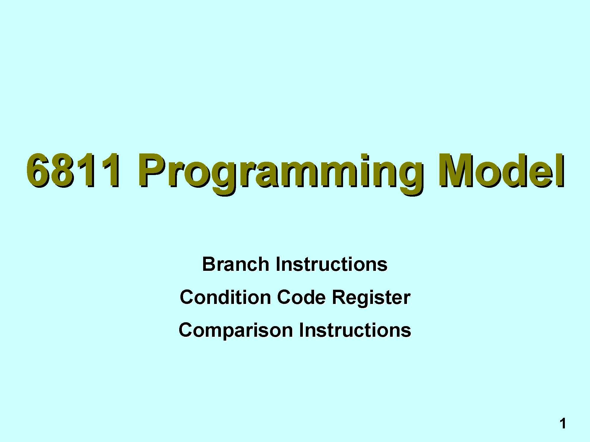 CPTR COMPONENTS & OPER