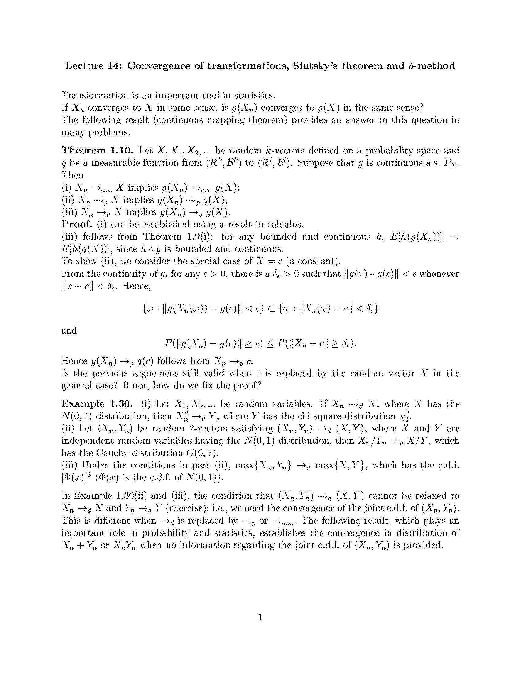 Mathematical Statistics