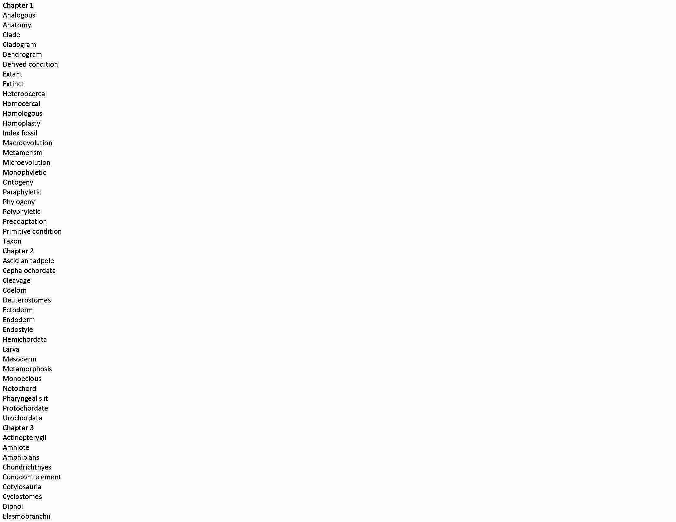 Comparative Vertebrate Anatomy