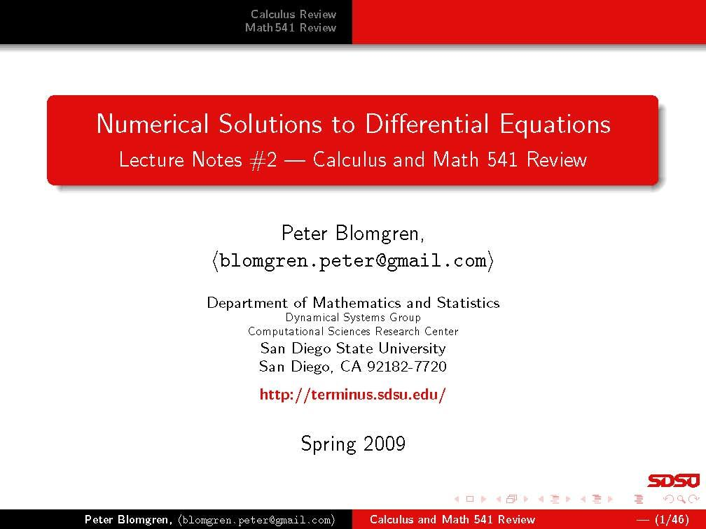 INTRONUMANALYS&COMPUT