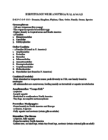 Week 2 Herpetology Notes