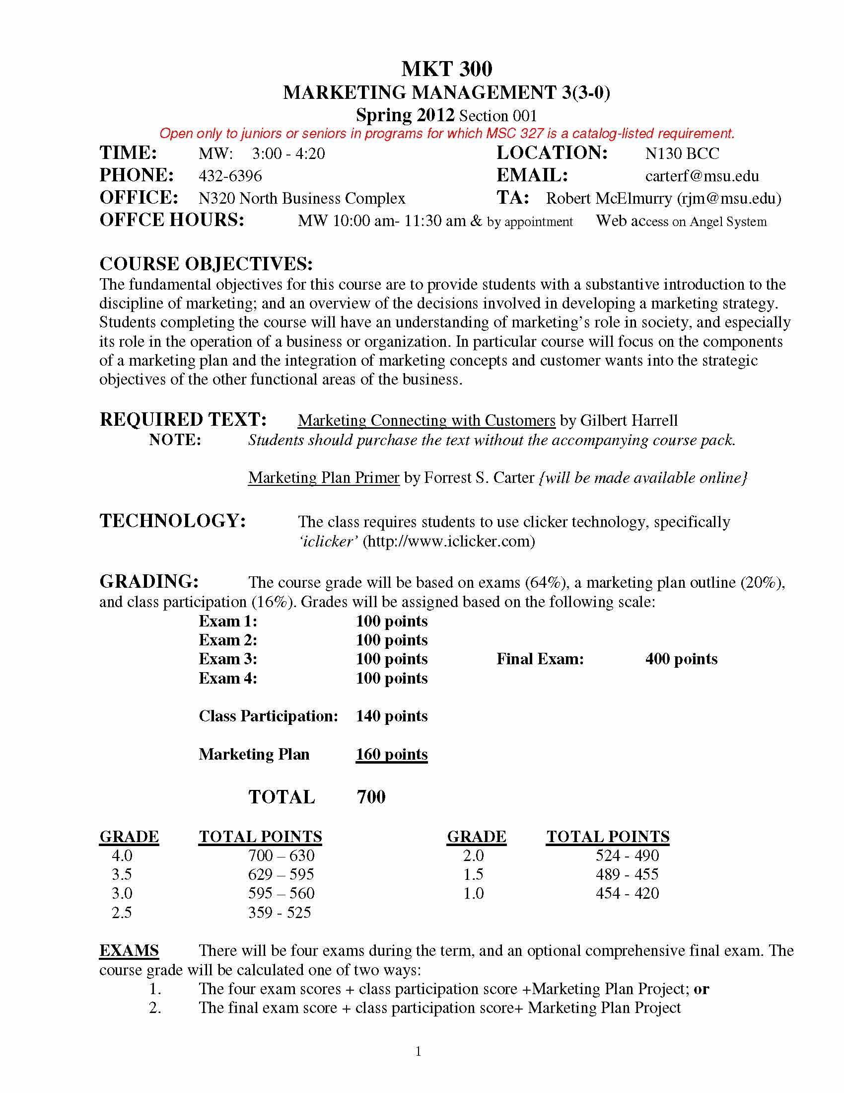 Managerial Marketing