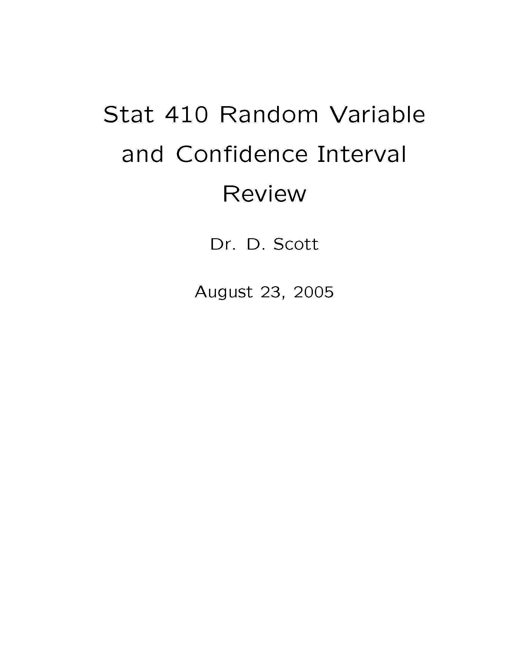 INTRODUCTION TO REGRESSION AND STATISTICAL COMPUTING