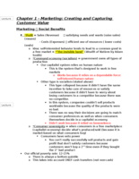 Marketing - Week 1 Notes