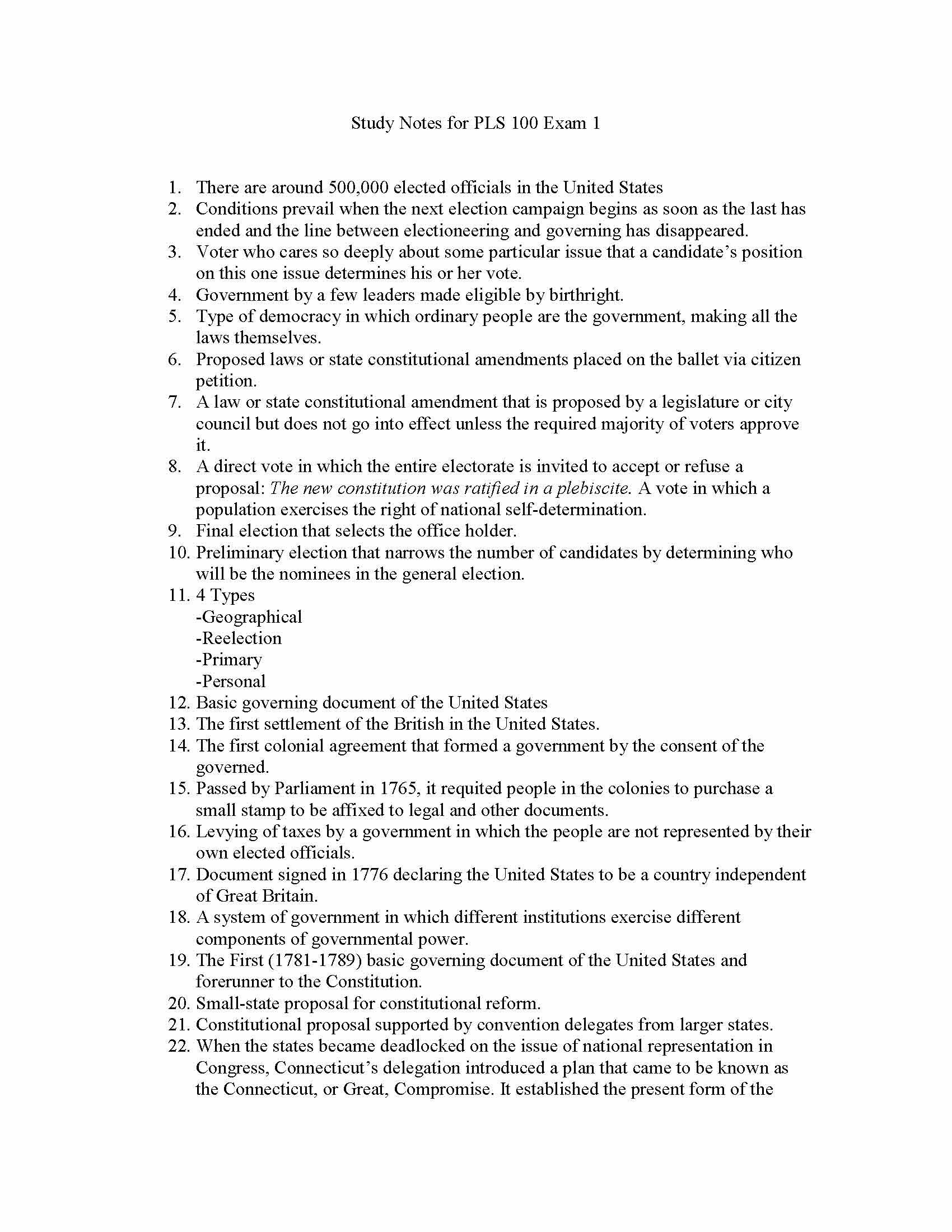 Intro to Amer Ntl Government