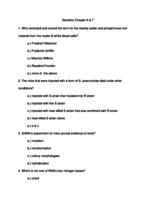 Genetics Study Guide Asch Portion