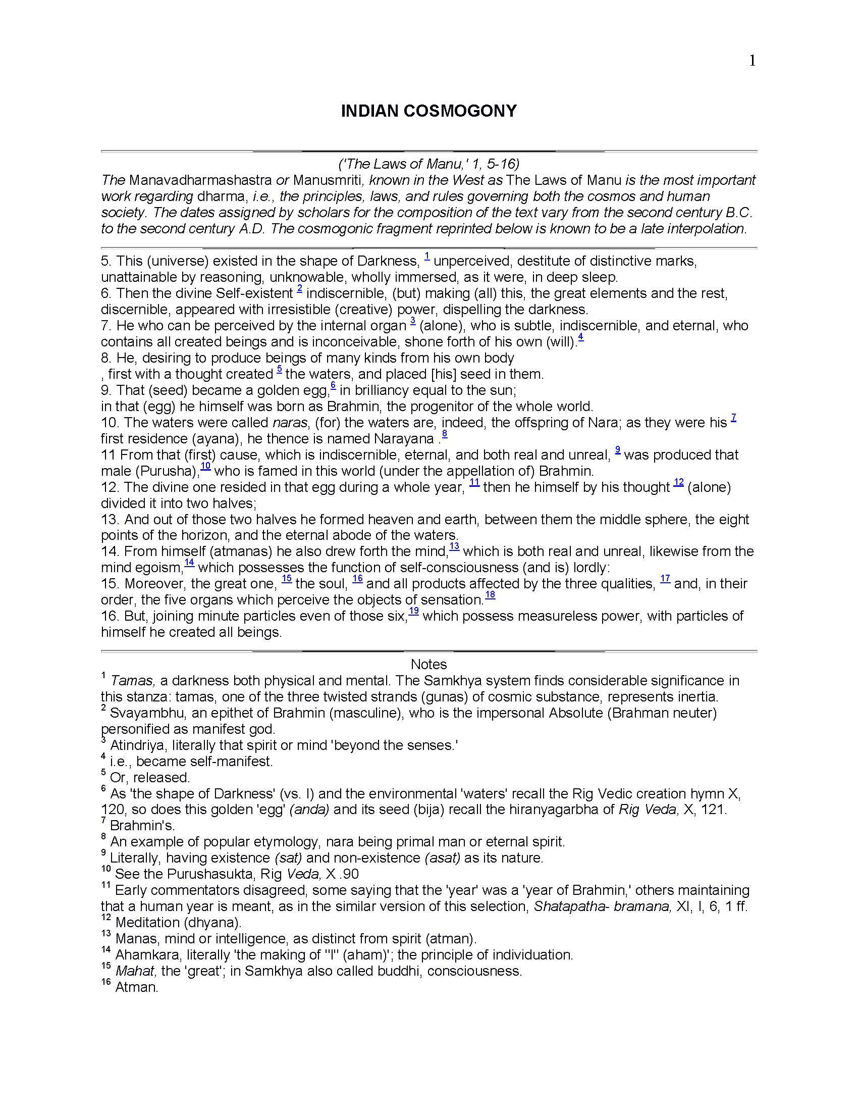 Intro to Humanities (HU)