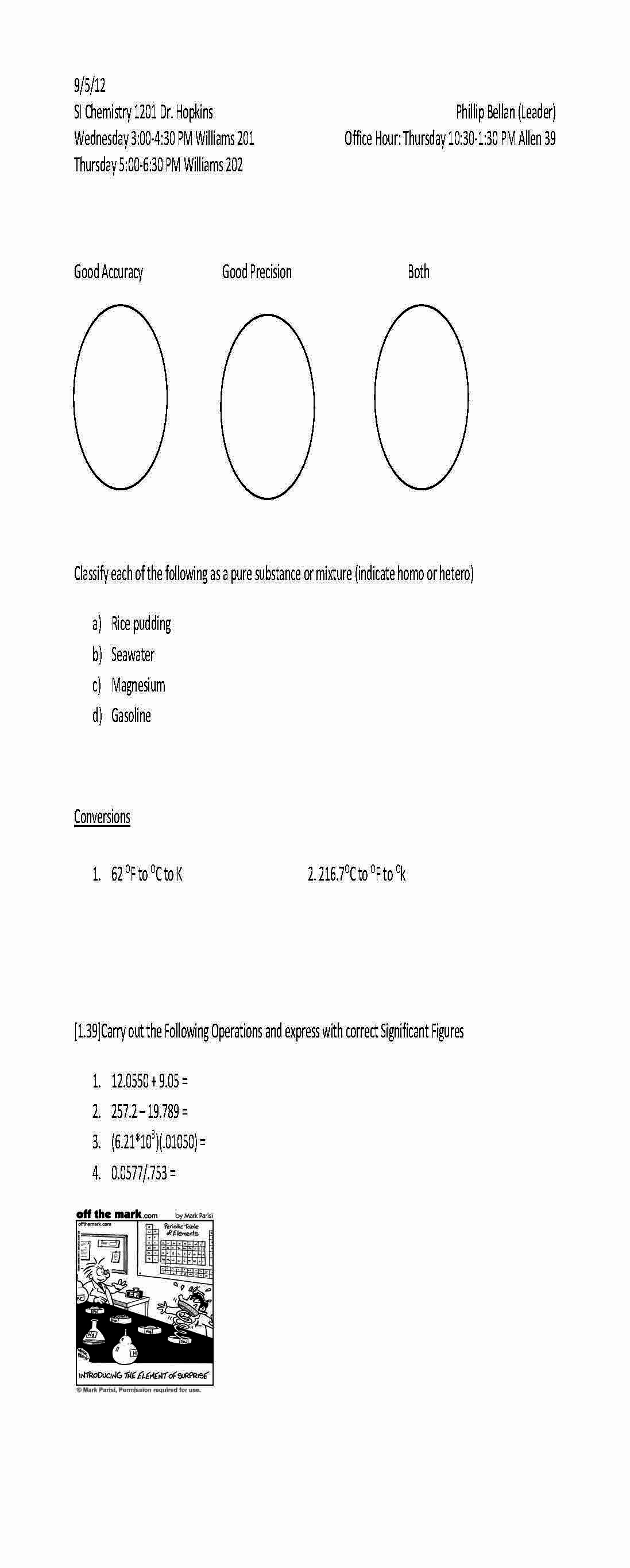 GEN CHEMISTRY I