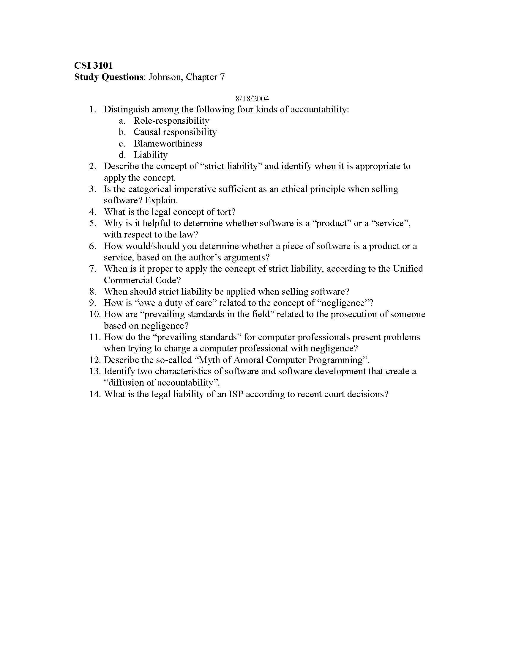 Computers in Society