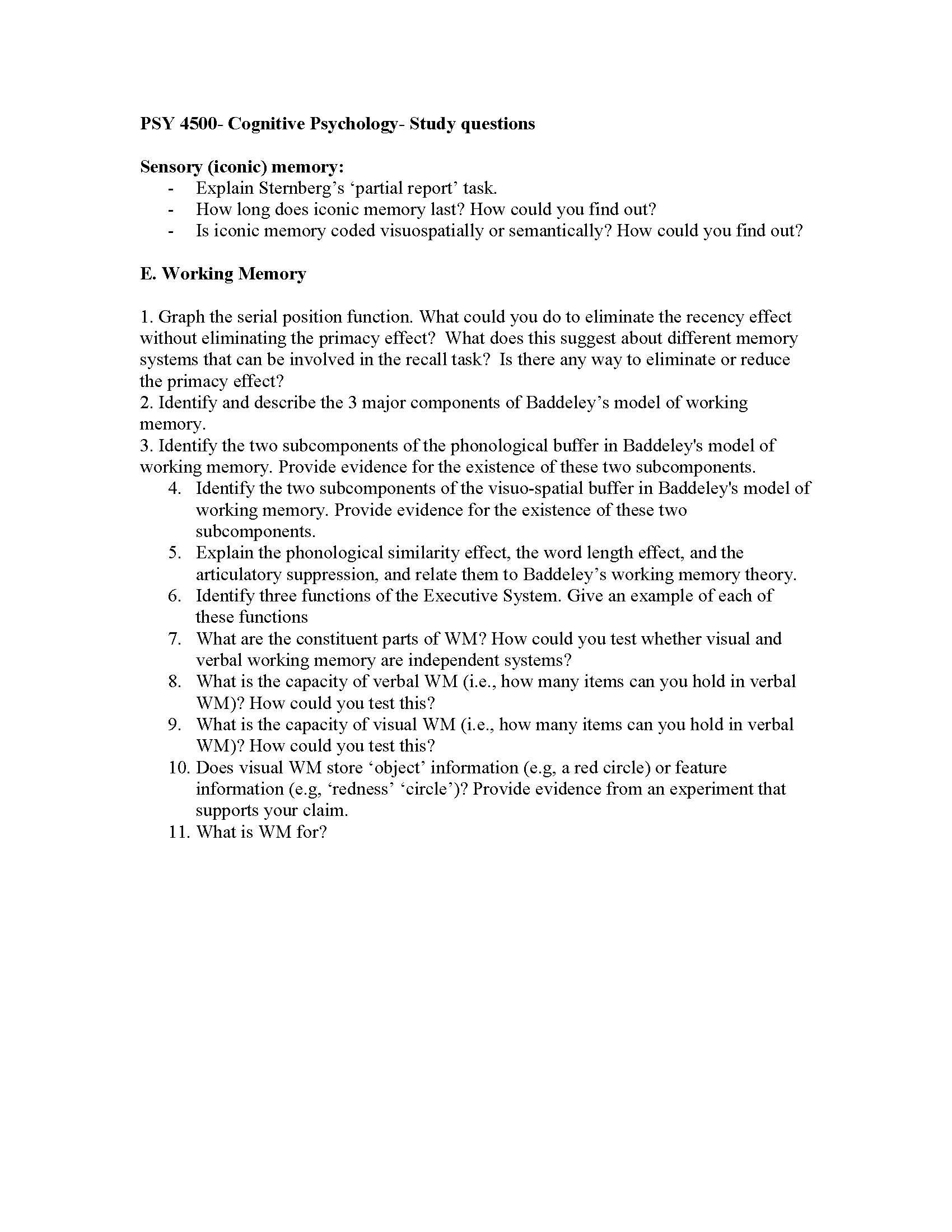 CognitivePsychology