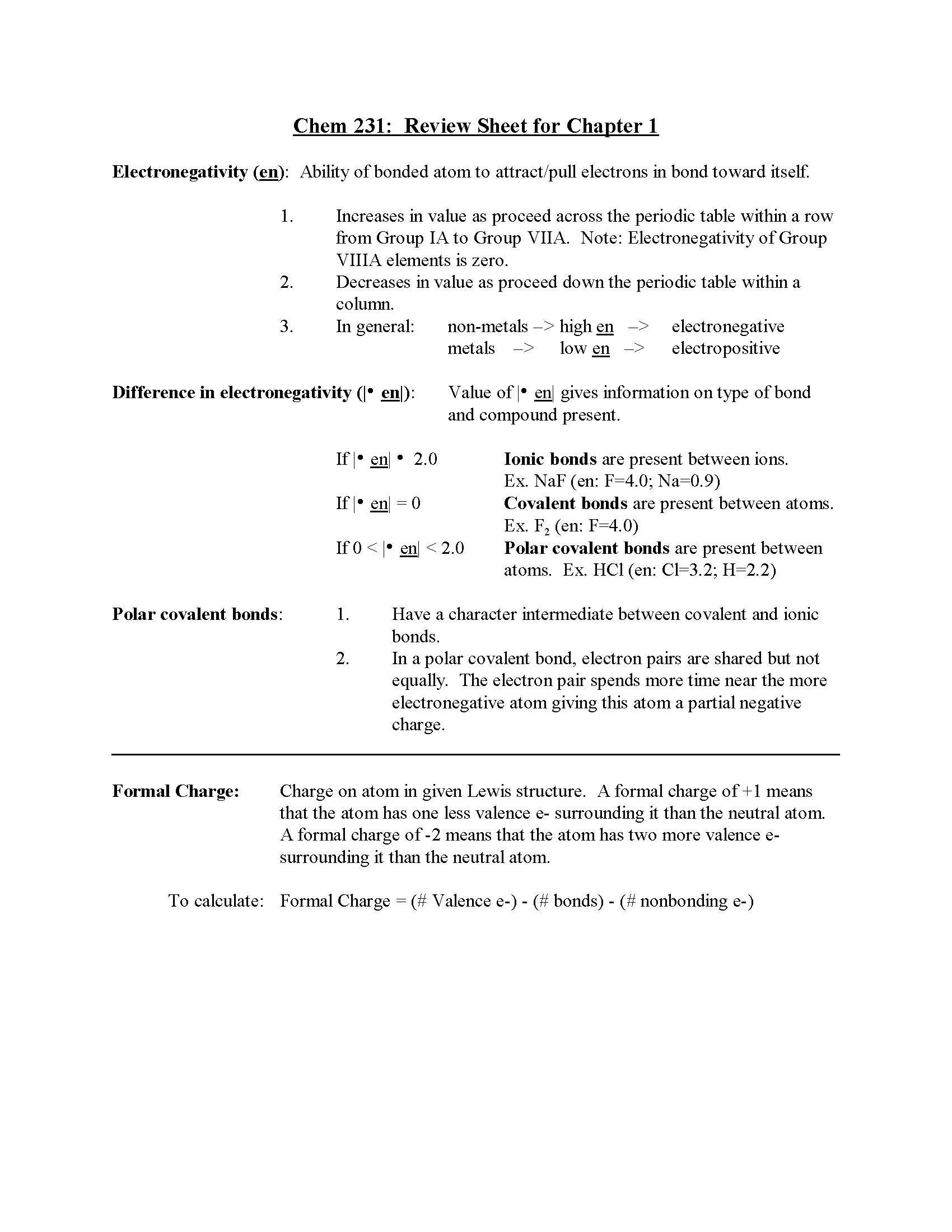 Organic ChemistryBrief Course