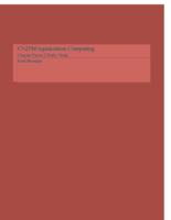 Chapter Exam 2 Study Guide