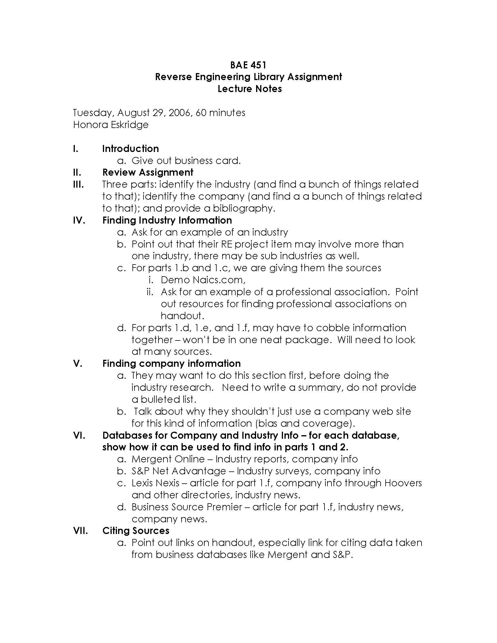 Engineering Design I