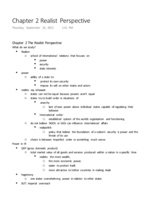 Chapter 2 Realist Perspectives 