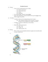Chemistry: Week 1 Recitation & Intro to Ch. 1