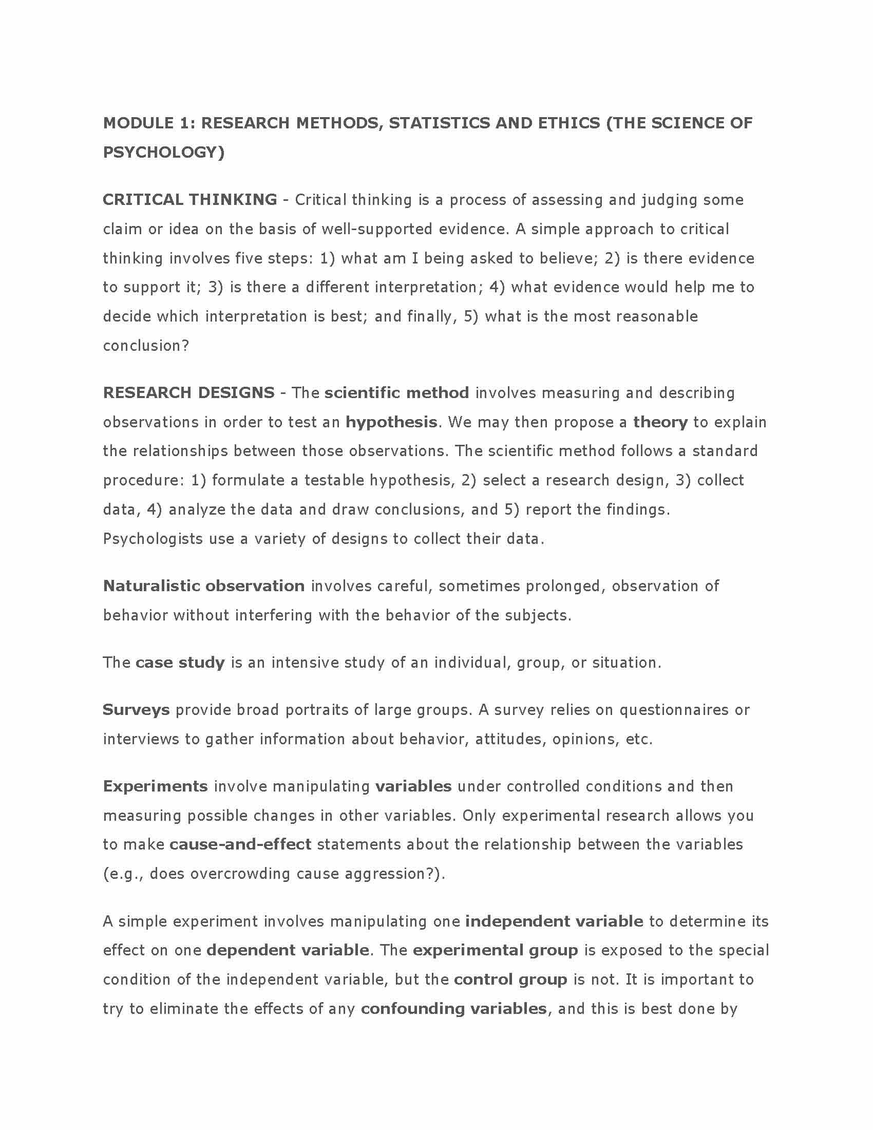 Introduction to Psychology