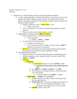 Chapter 5 part 2 notes