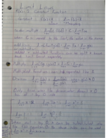 Week 2 calculus limit theorems
