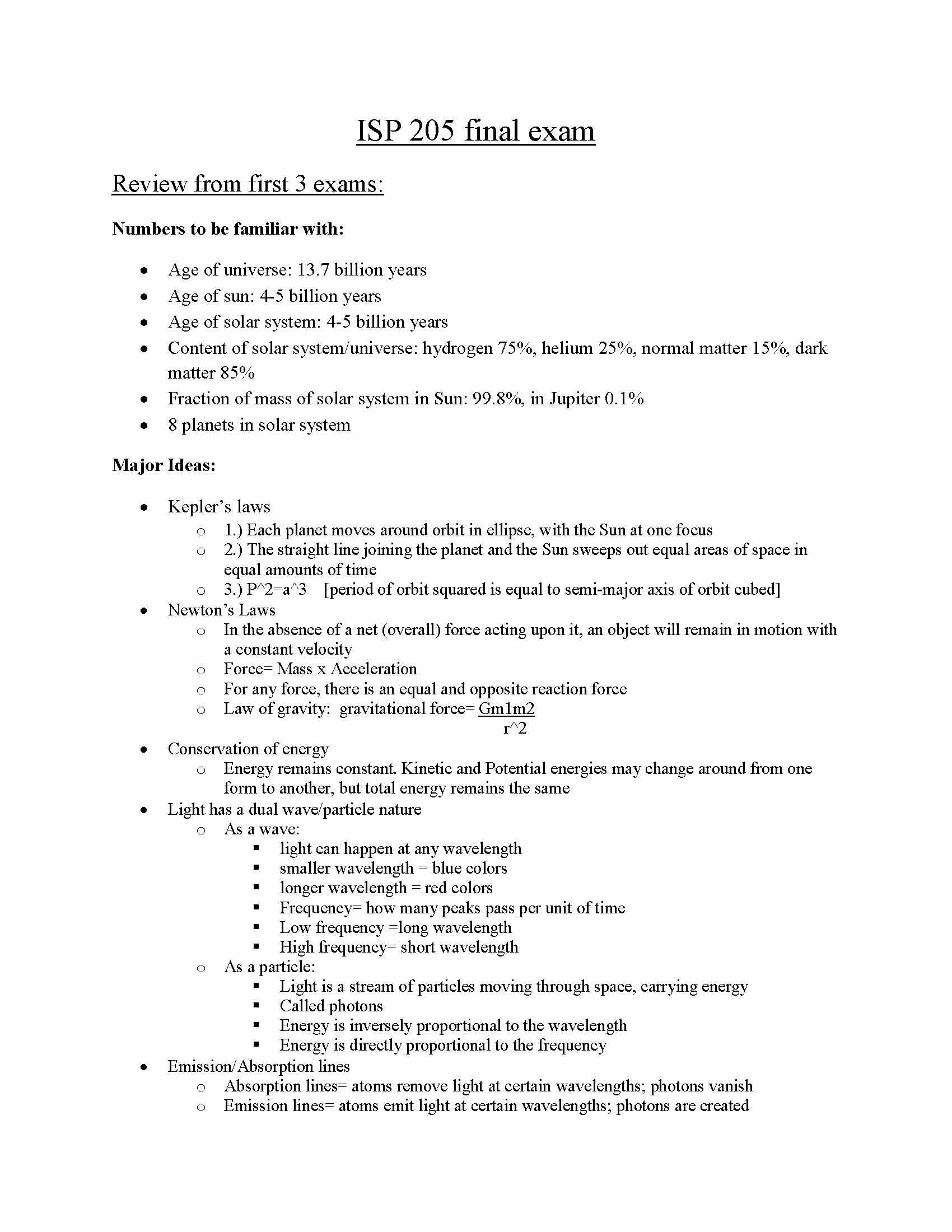 Visions of the Universe