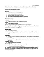 week 2 notes for statistics psych 215