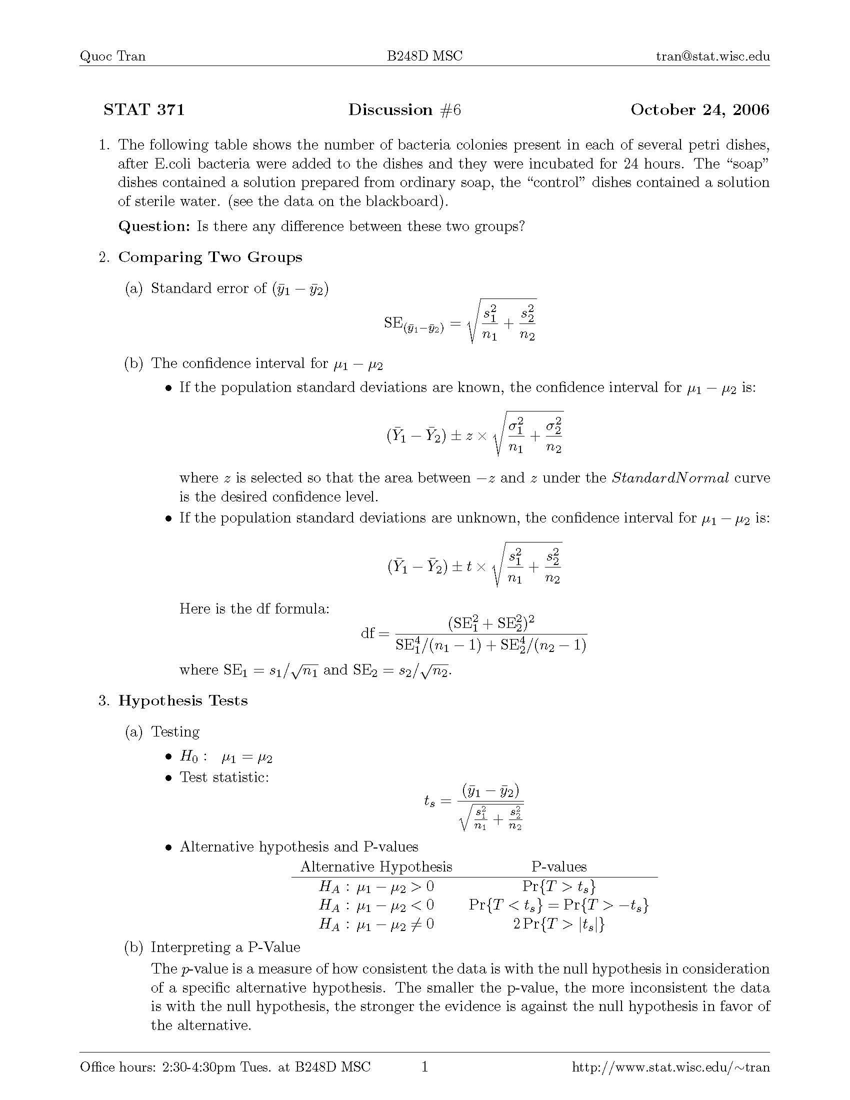 Introductory Applied Statistics for the Life Sciences
