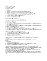 Unit 3: Elementary Chemistry and Molecules for Energy 